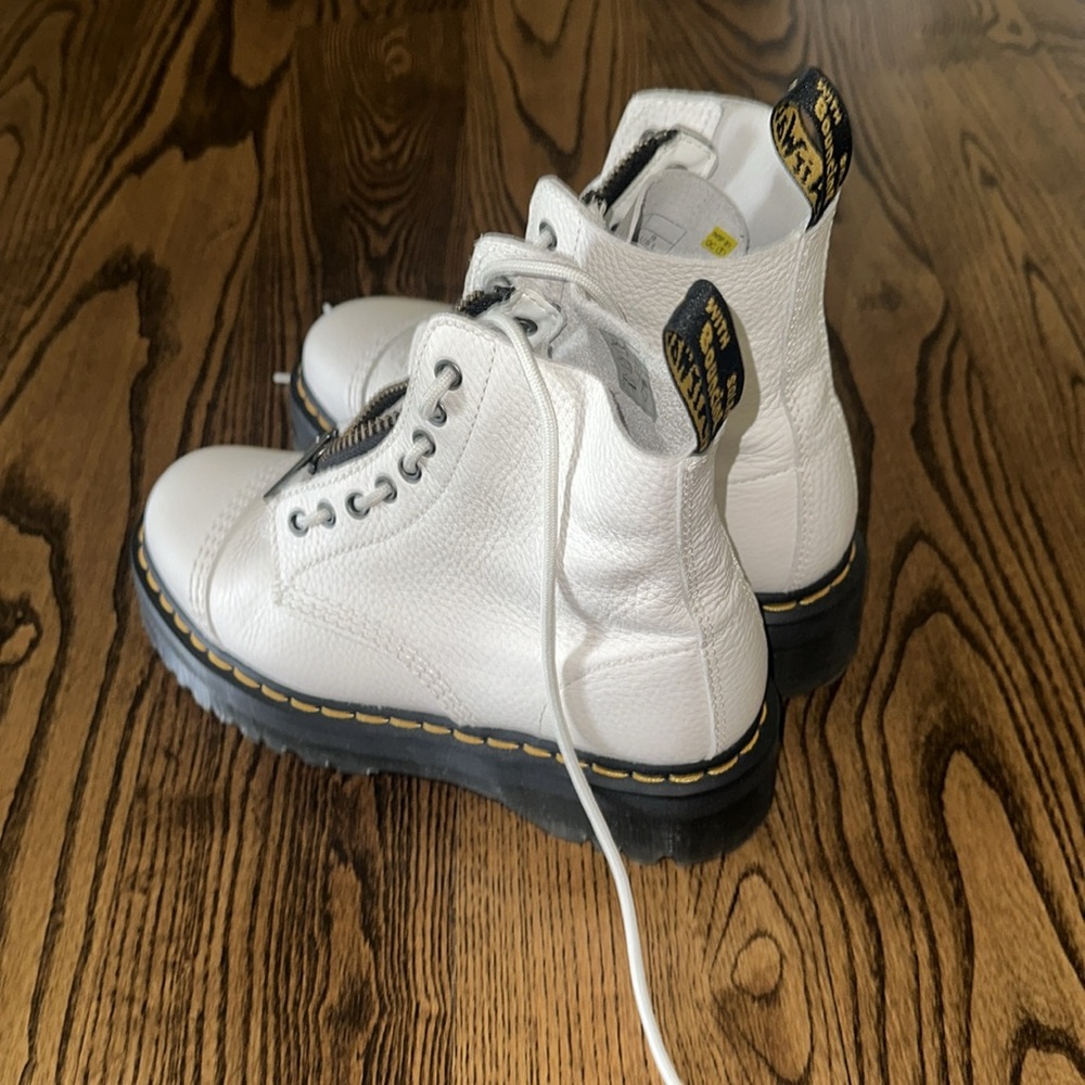 Dr Martens Platform White Sinclair Boot (Worn Onc… - image 2
